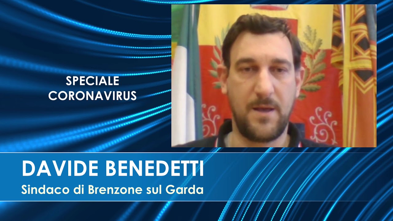 Davide Benedetti sindaco di Brenzone sul Garda