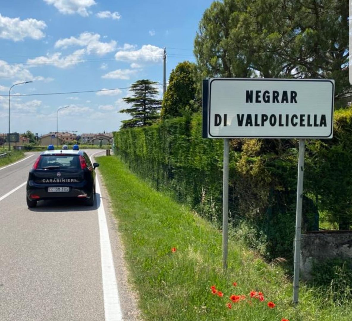 Carabinieri Negrar stalker