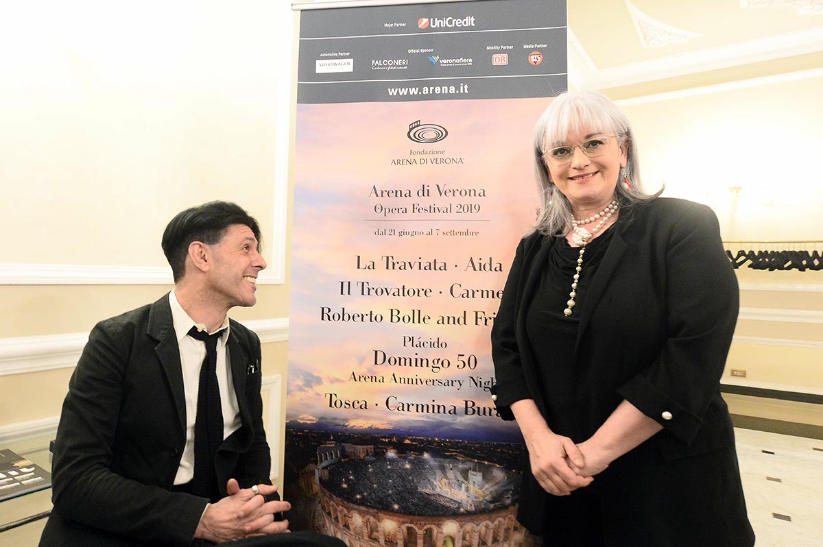 Ezio Bosso Cecilia Gasdia Arena di Verona Carmina Burana