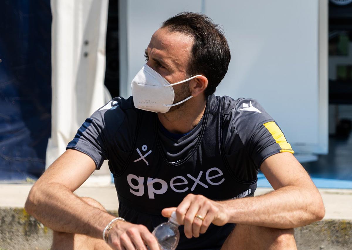 Giampaolo Pazzini - Hellas Verona - Mascherina - calcio