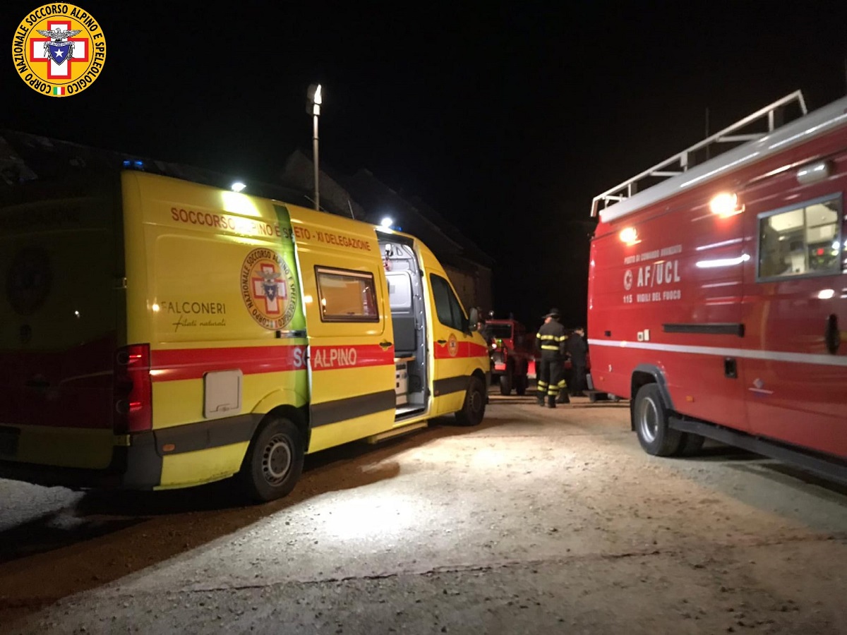 campofontana selva di progno giovane disperso - soccorso alpino vigili del fuoco tredicenne caduto bici