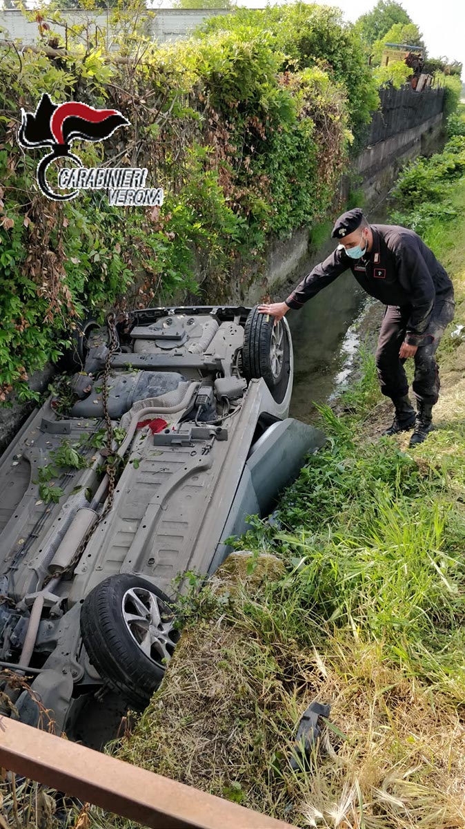 incidente zevio auto