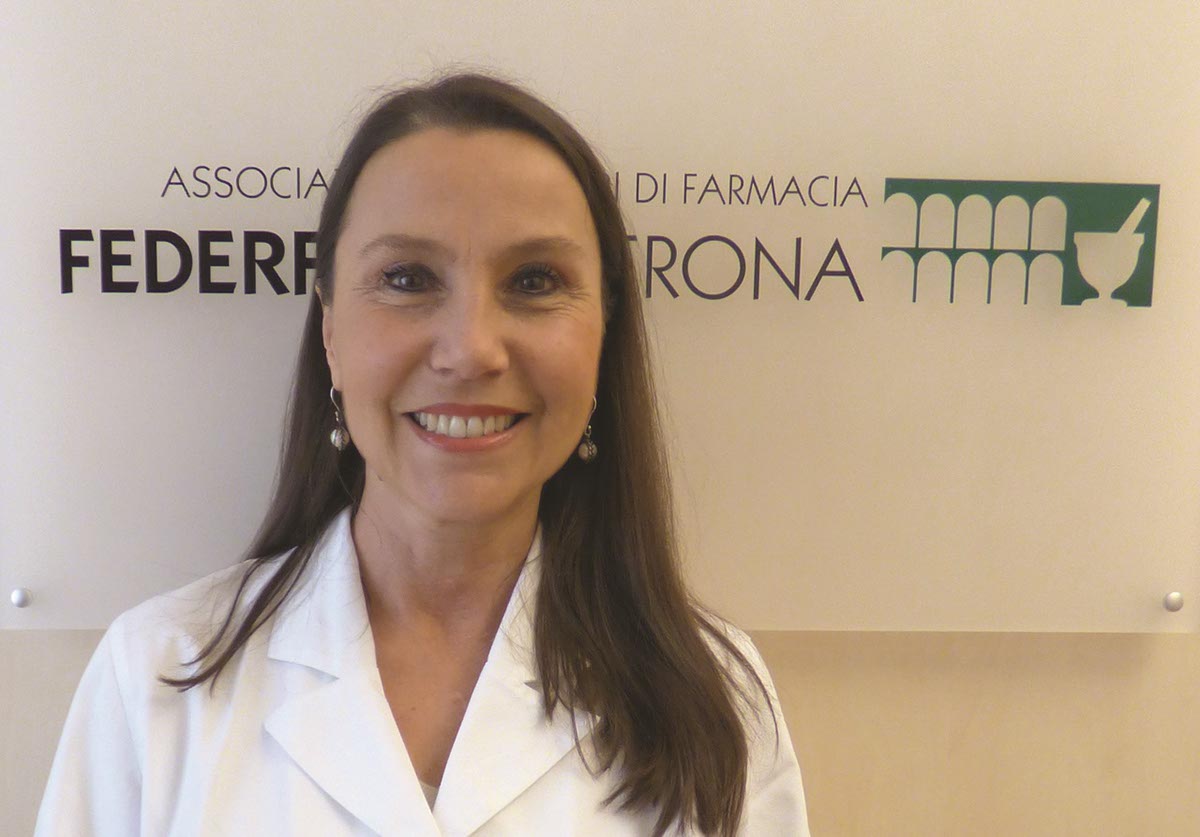 Elena Vecchioni, presidente di Ferderfama Verona vaccino terza dose tamponi fine quarantena farmacia