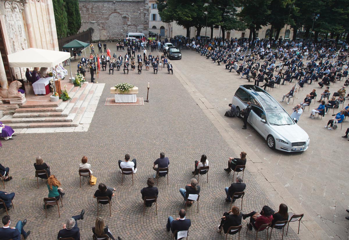 Funerale Stefano Bertacco