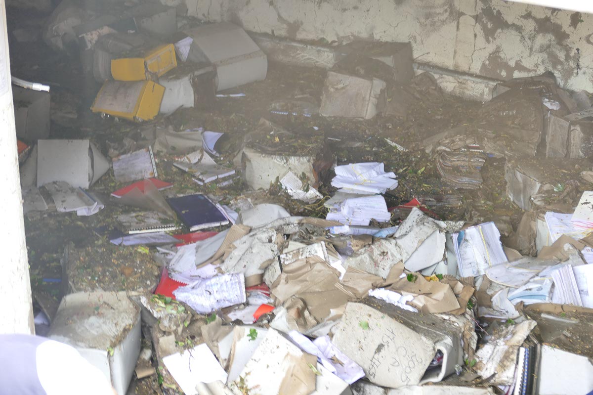 allagato archivio edilizia privata Comune di Verona via Adigetto