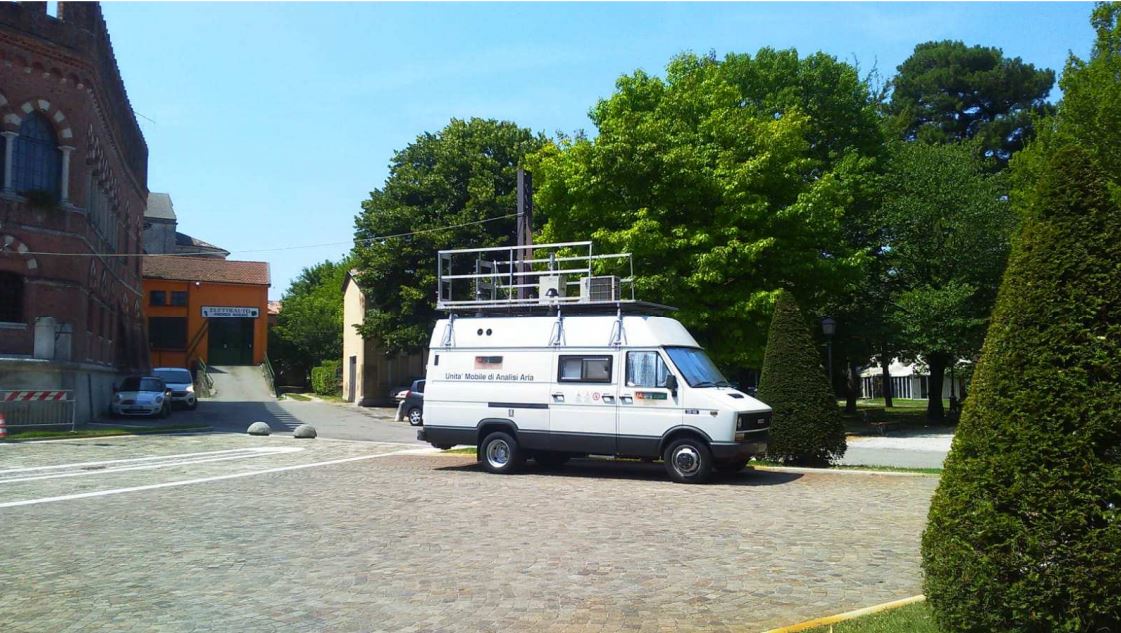 qualità dell'aria - centralina arpav a Cologna Veneta