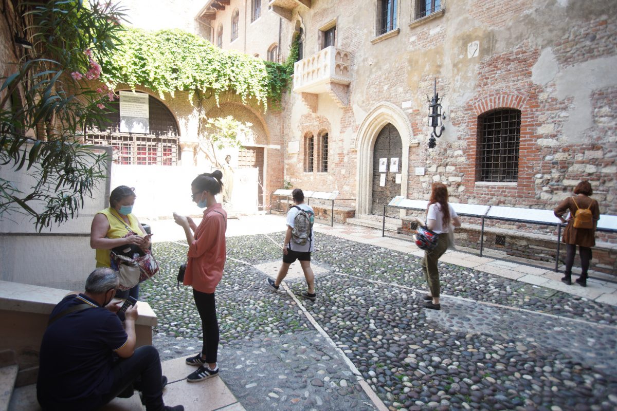 cortile casa di giulietta