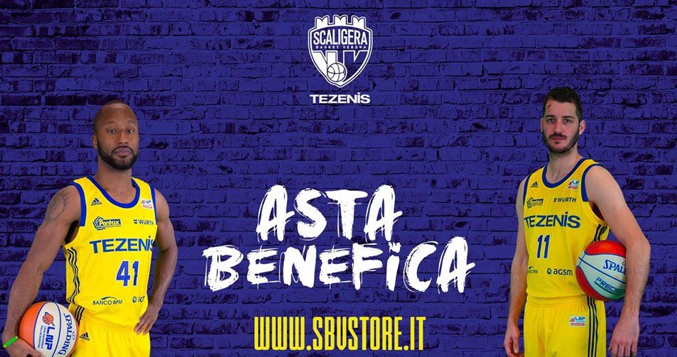 scaligera basket asta benefica