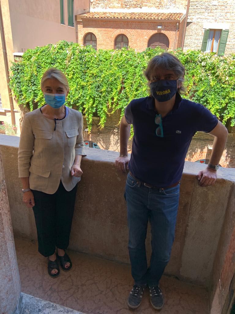 riapertura casa di giulietta federico sboarina francesca Briani