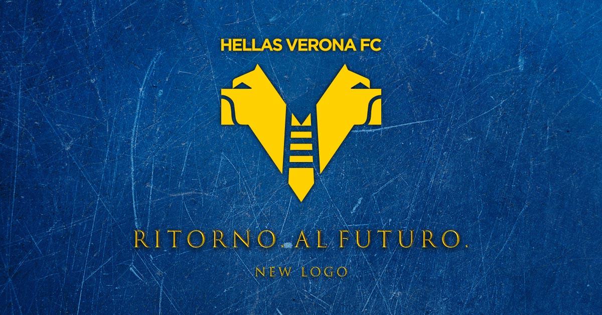 Hellas Verona nuovo logo ritorno al futuro