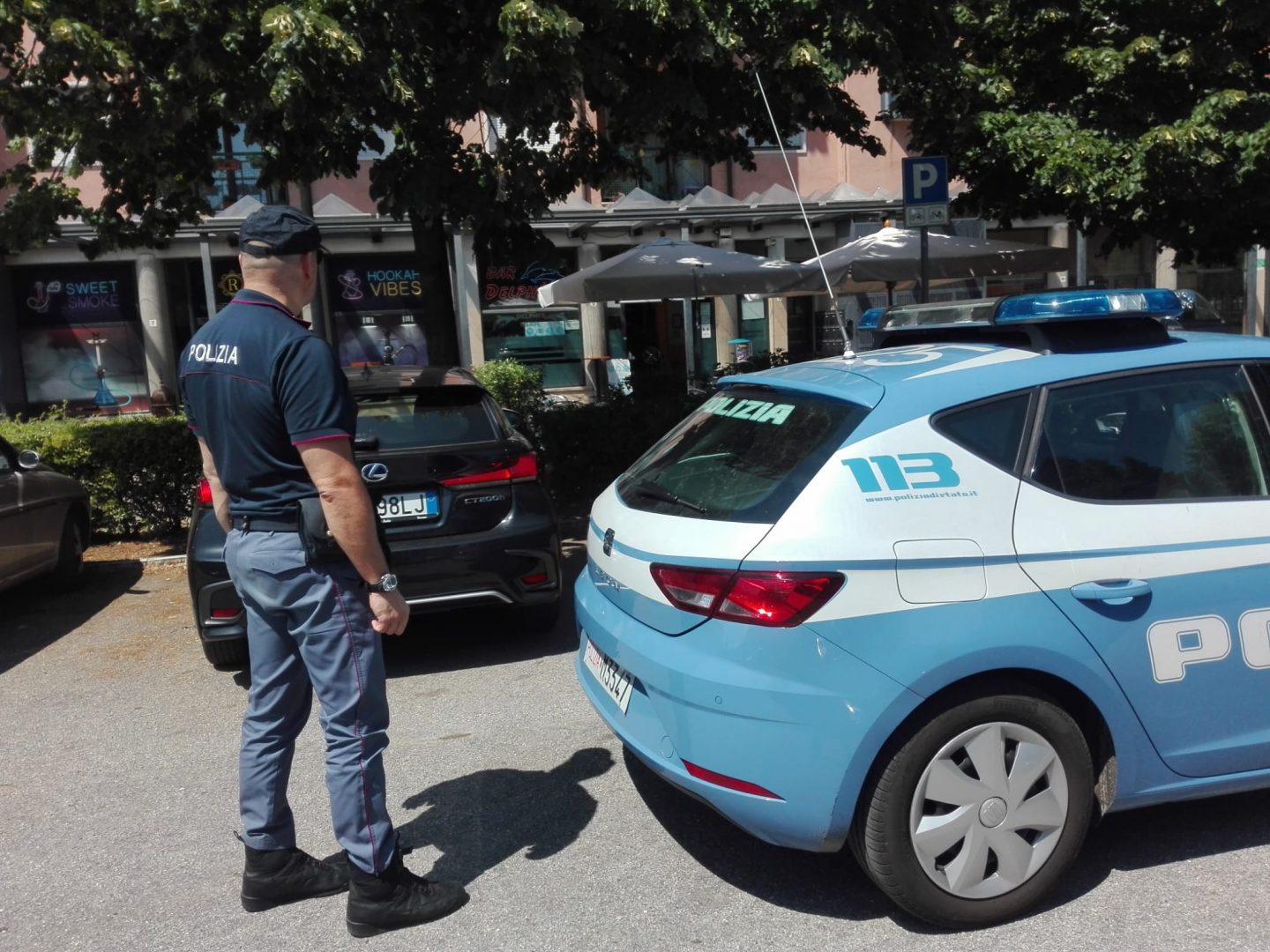 08.07.2020 - Volanti Polizia Delphi's bar Borgo Nuovo