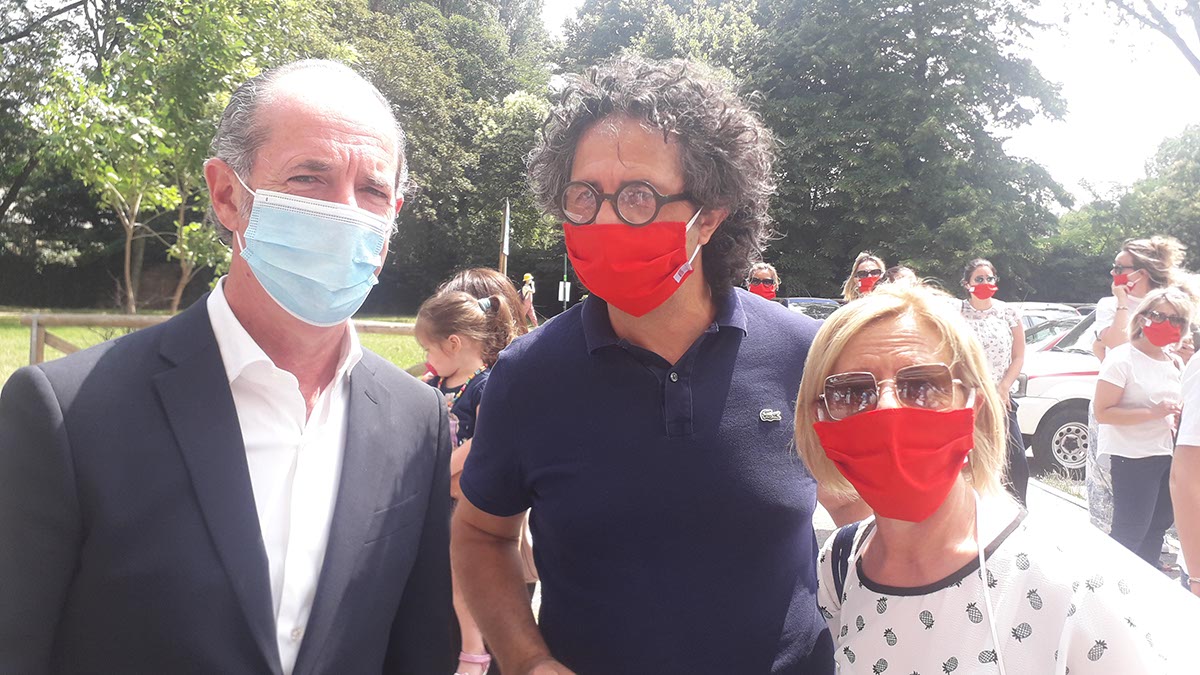 Anief foto Zaia segretari Anief Del Prete e Fusinato