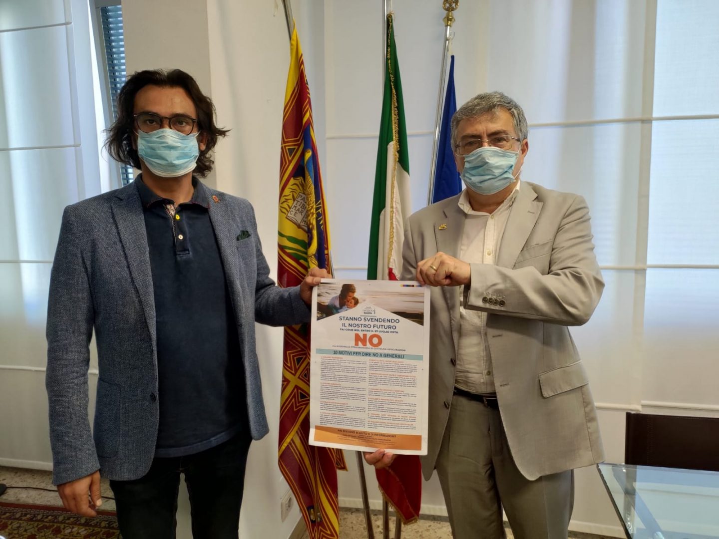 Manuel Scalzotto con Maurizio Zumerle di Casa Cattolica