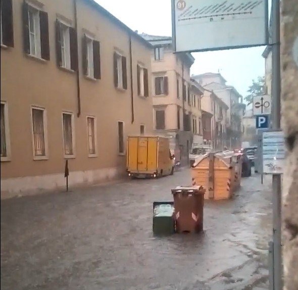 Allagamenti a verona Veronetta nel settembre 2019
