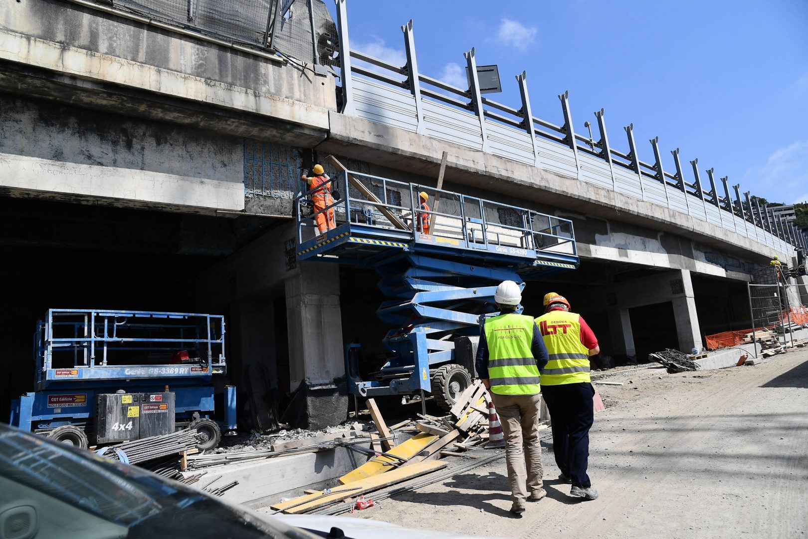 aspi estromessa ponte di genova