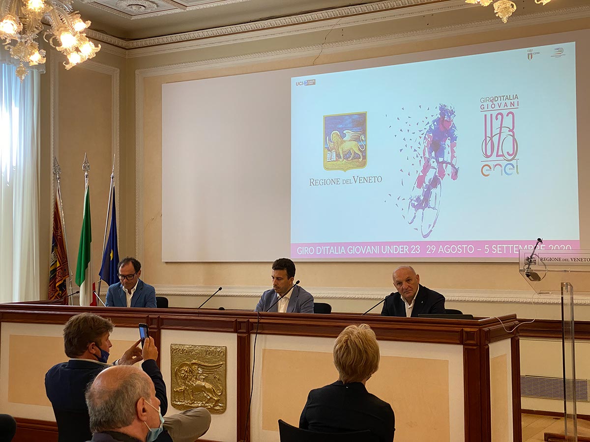 presentazione giro d'italia under 23 regione veneto