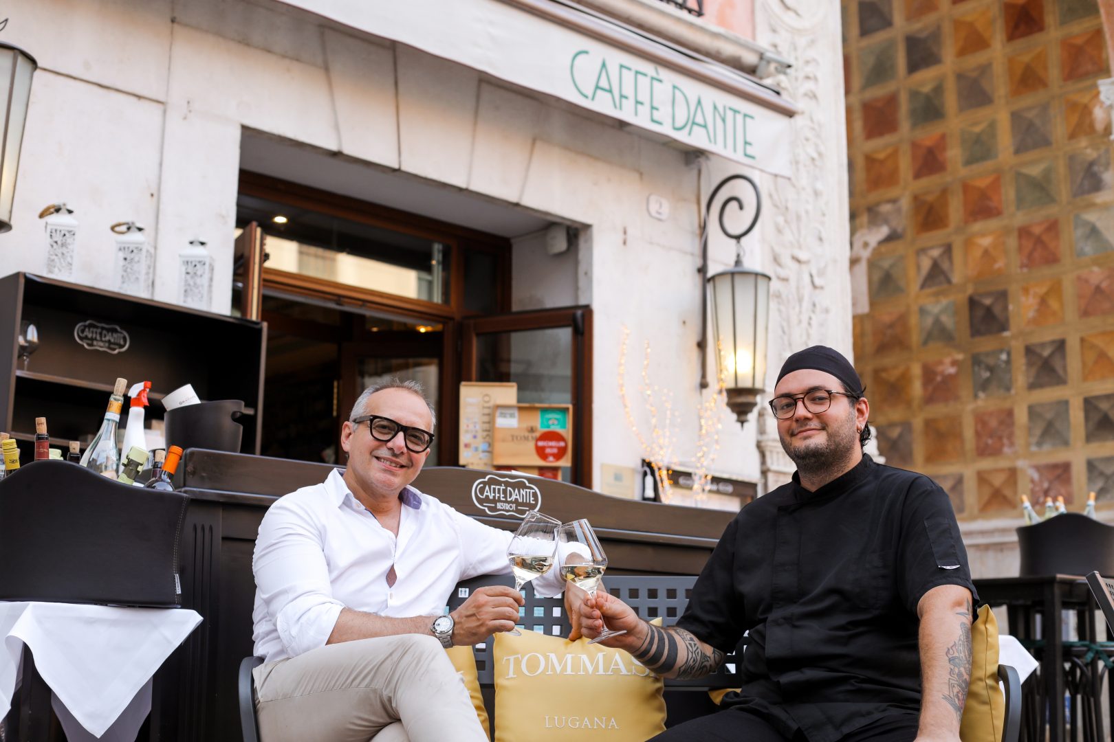 Tommasi Caffè Dante Gianpaolo Spinelli e Mattia Meneghello