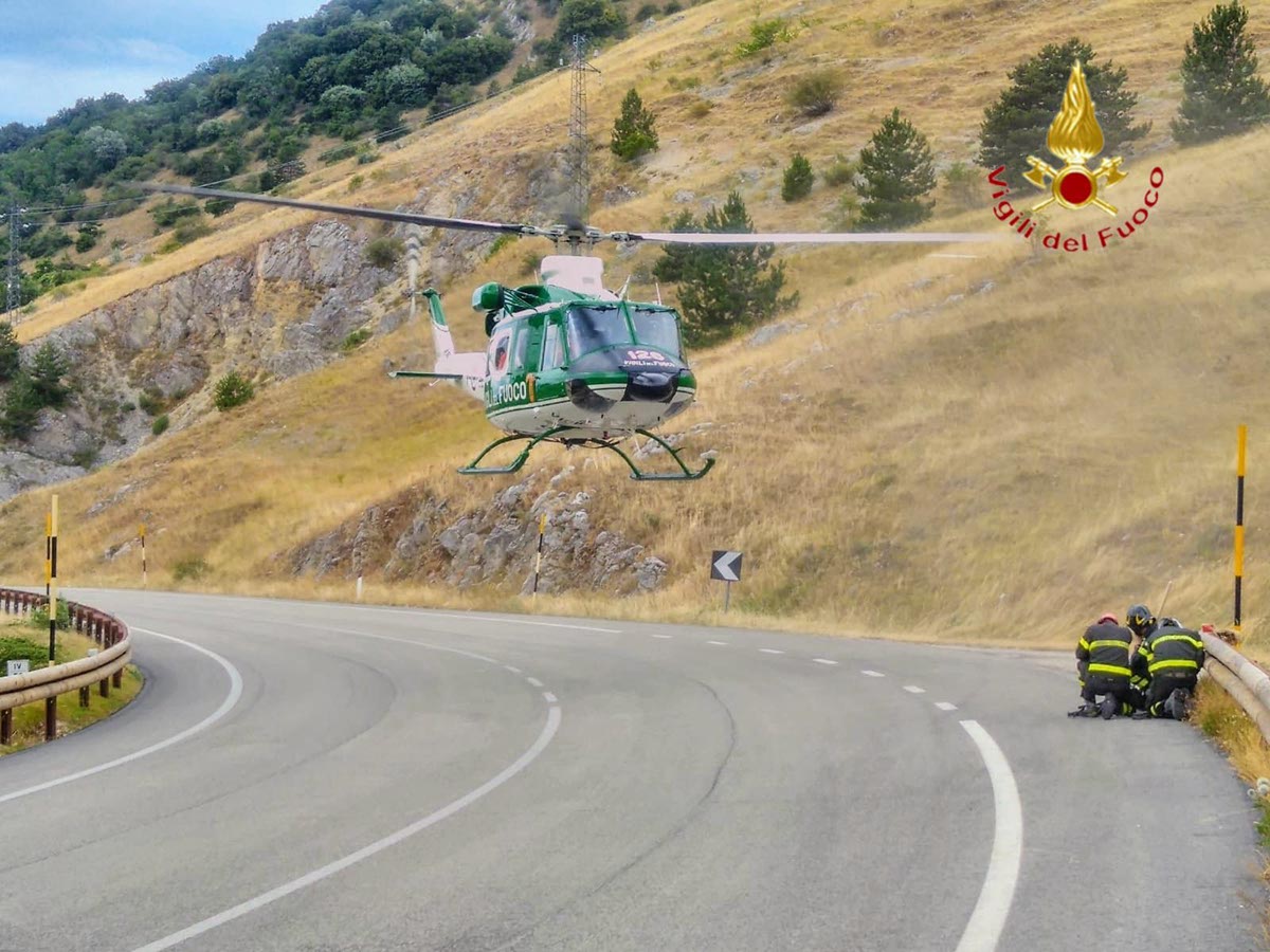 Vigili del Fuoco - squadra antincendio boschivo L'Aquila