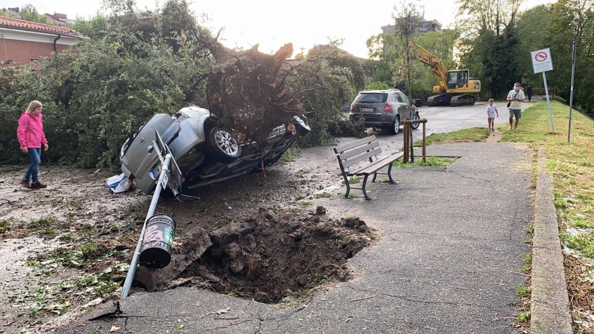 alluvione del 2020 danni Nubifragio di agosto a Verona