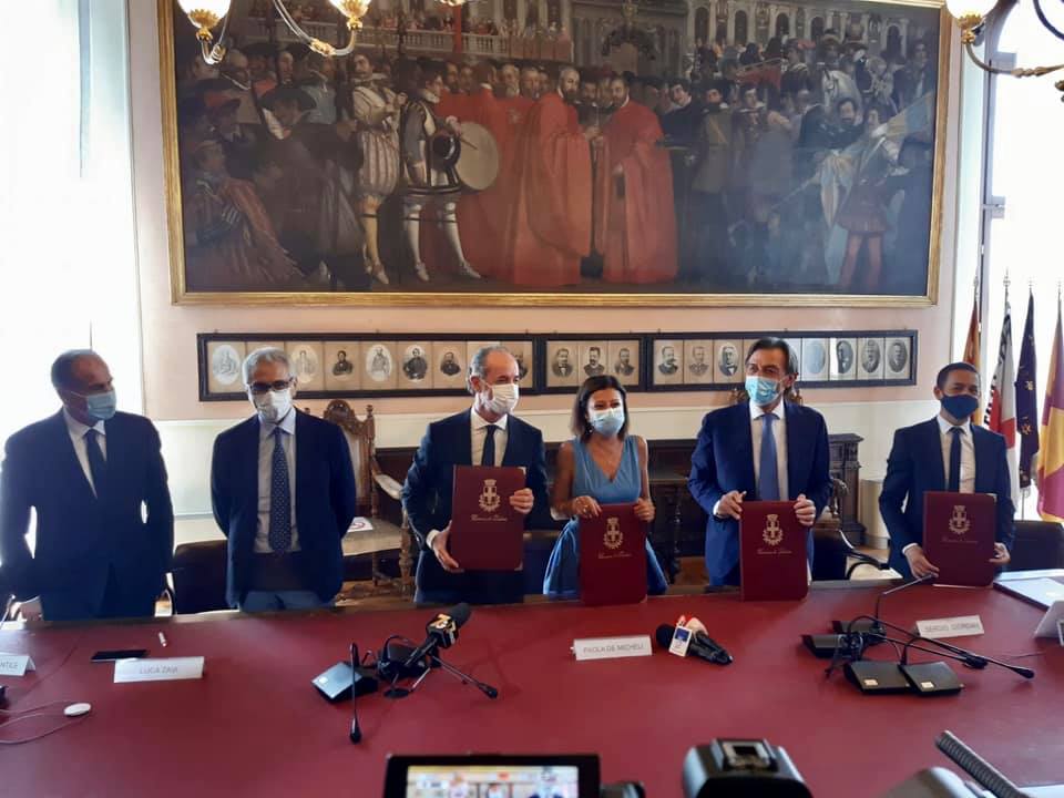 firma ferrovie padova De Micheli Zaia