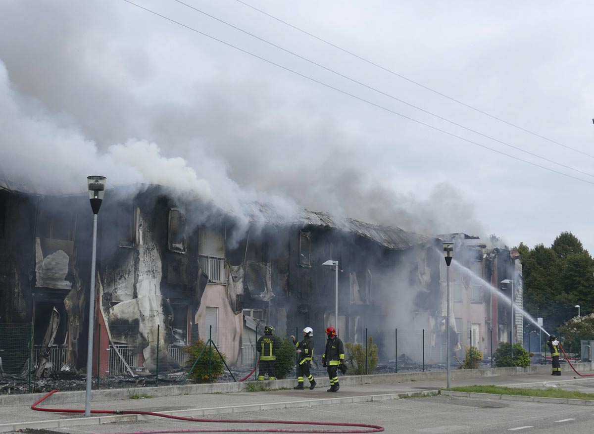 Vigili del Fuoco - Incendio Albaredo d'Adige - casa di riposo