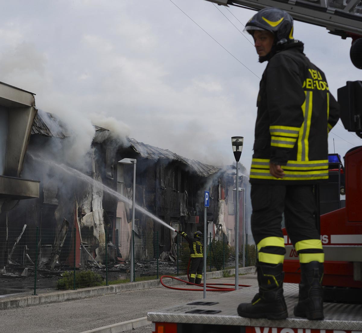 Vigili del Fuoco - Incendio Albaredo d'Adige - casa di riposo
