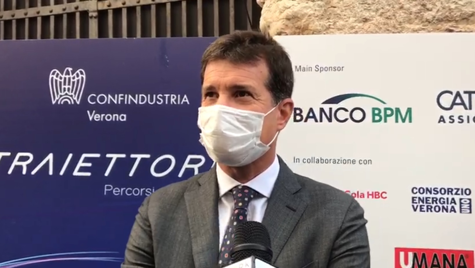 Michele Bauli, presidente di Confindustria Verona.