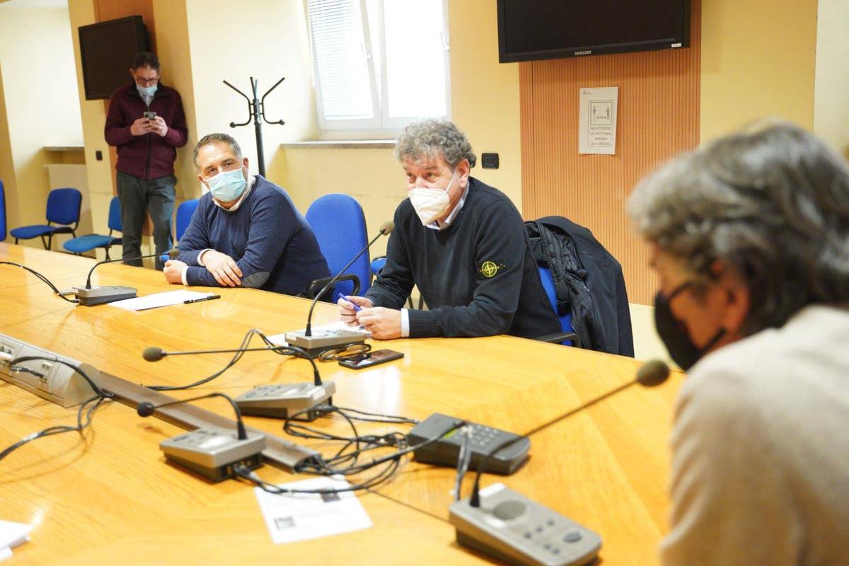 Presentazione assessori Comune di Verona Andrea Bassi, Stefano Bianchini, sindaco Federico Sboarina
