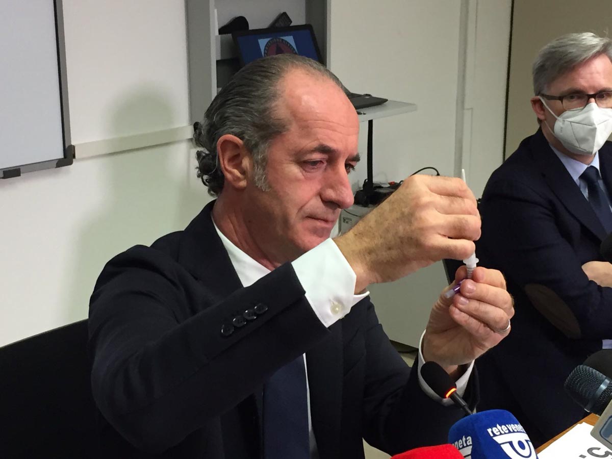 Test rapidi fai da te - Regione Veneto - Luca Zaia