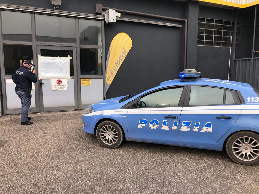 volanti polizia di stato borgo venezia corso venezia auto salone furto volanti polizia