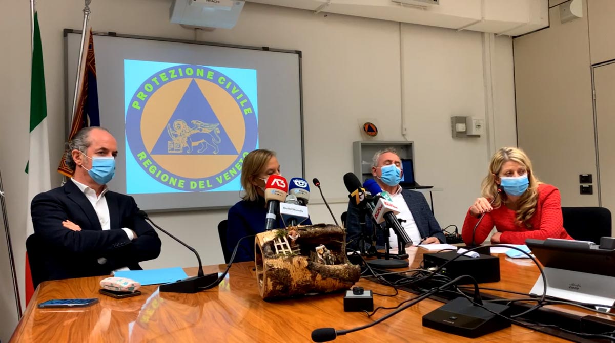 Luca Zaia, Antonia Ricci, Luciano Flor, Francesca Russo