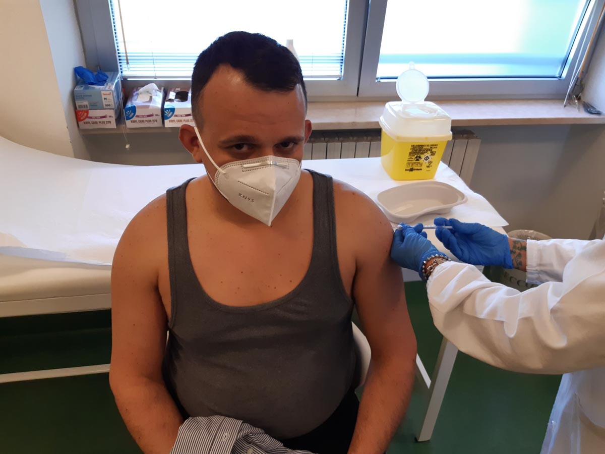 Ospedale di Villafranca-Vax Day-vaccino-vaccinazione-Thomas Albarello, OSS