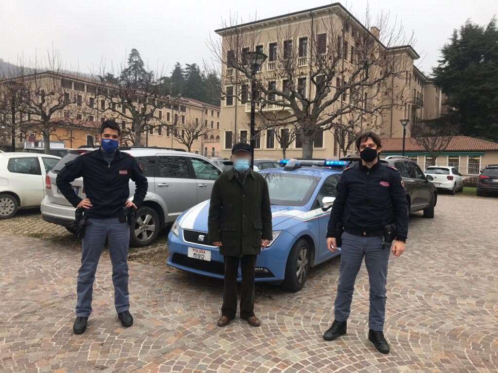 Polizia Anziano in difficoltà
