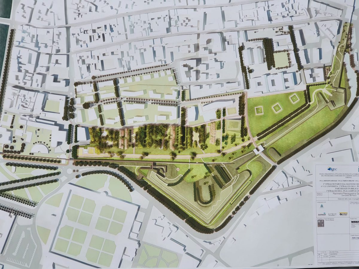 pianta progetto Santa Marta Verona