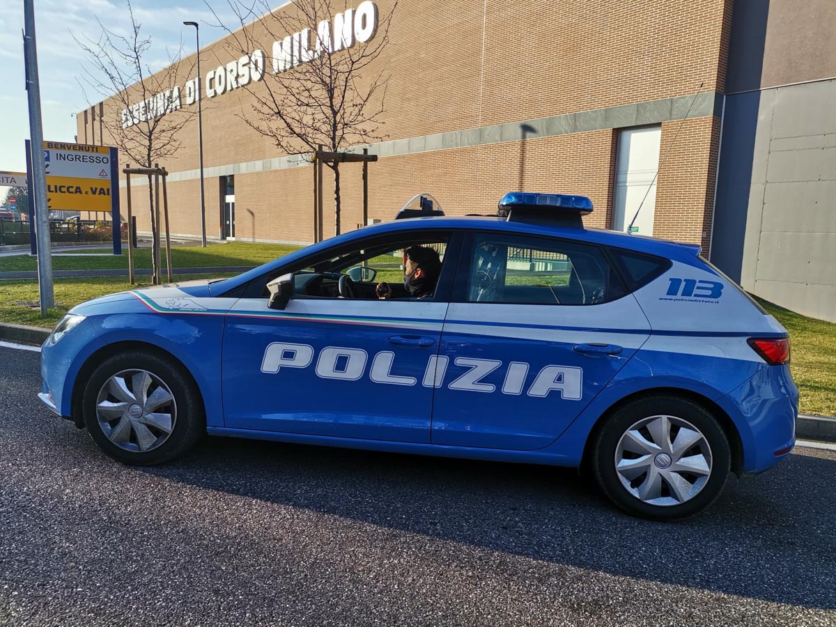 Tentato furto al supermercato Esselunga di Corso Milano Verona Polizia di Stato