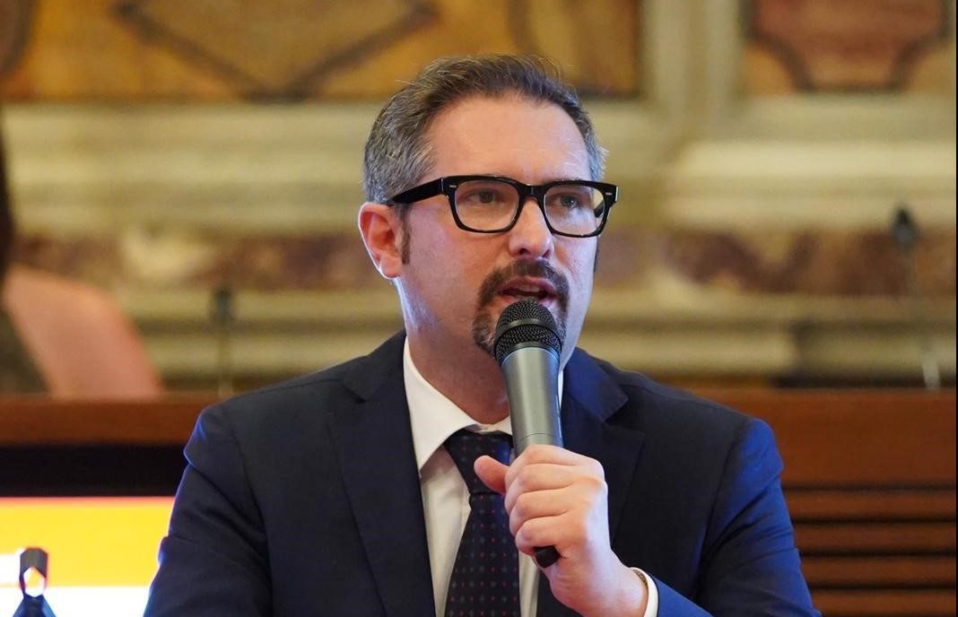 Il presidente e fondatore di Verona Domani e coordinatore del gruppo consiliare Battiti per Verona Domani, Matteo Gasparato.