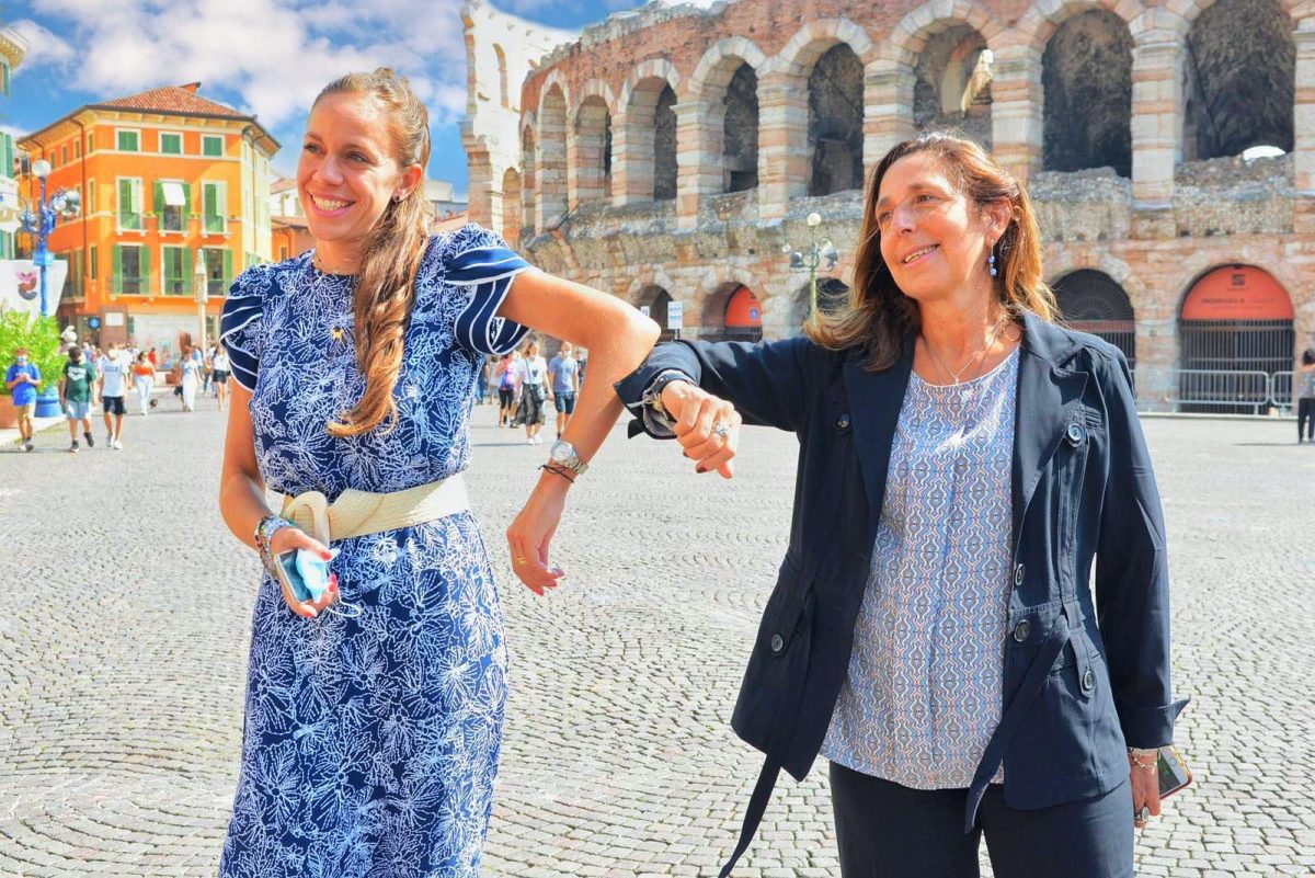 Maddalena-Morgante-assieme-alla-senatrice-Isabella-Rauti