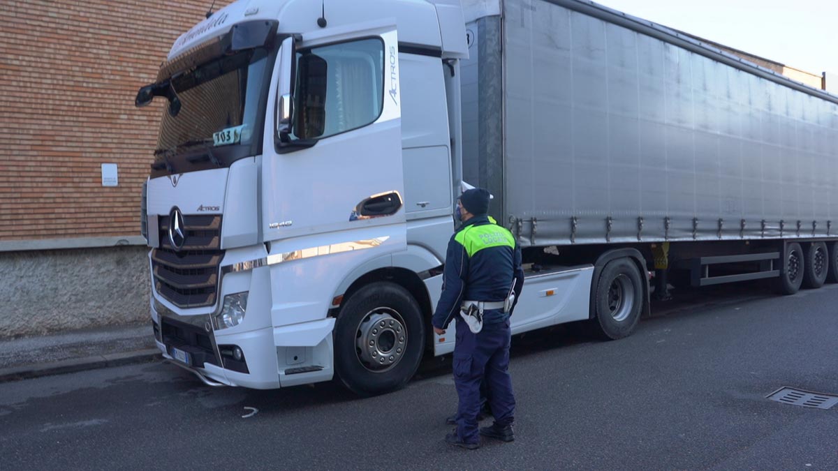 camionista deceduto via pacinotti Verona Zai