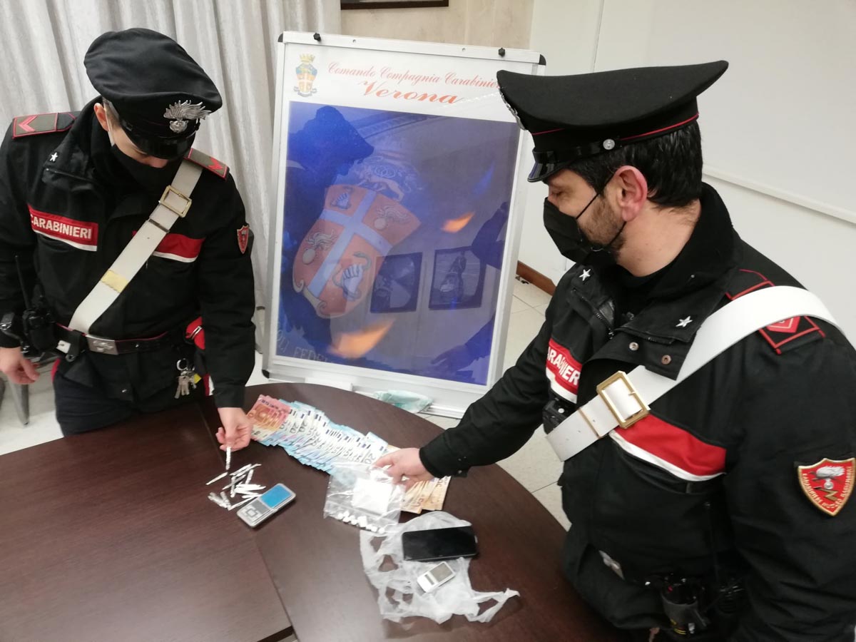 carabinieri verona spaccio in città
