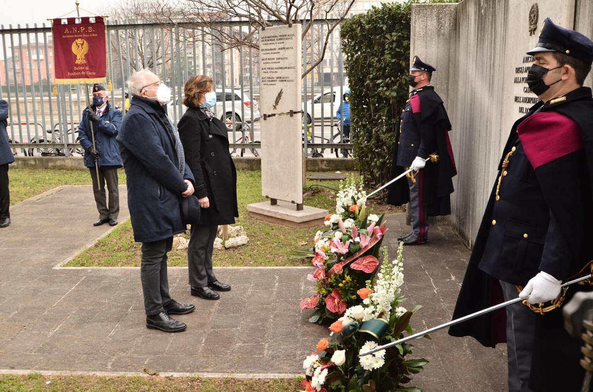 Commemorazione Turazza e Cimarrusti alla Questura di Verona
