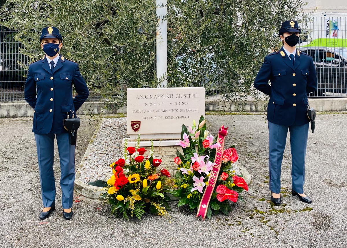 Commemorazione Turazza e Cimarrusti alla Questura di Verona