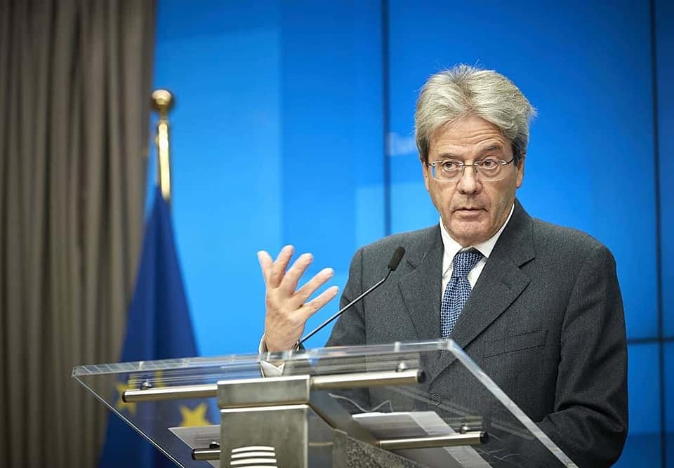 paolo gentiloni commissario economia