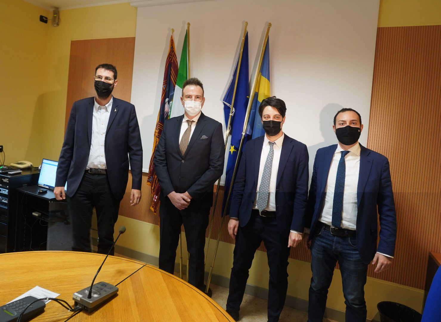 Vito Comencini, Alessandro Gennari, Alberto Stefani e Nicolò Zavarise.