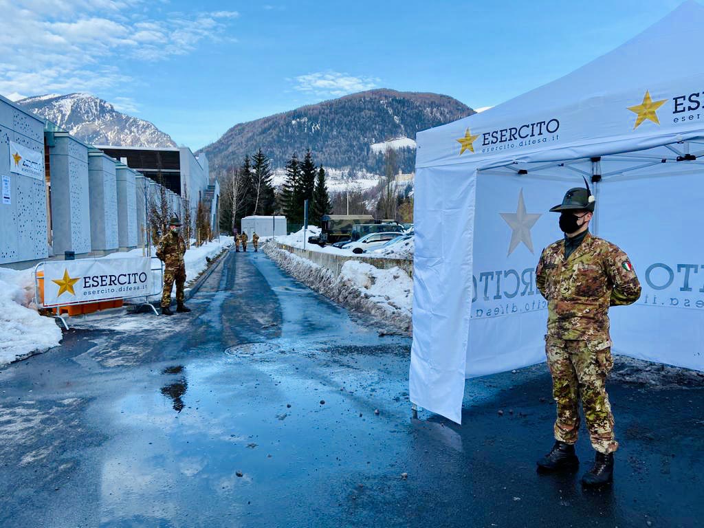 Blocco del Brennero - A22 - Unità Esercito al Top Stop Sadobre