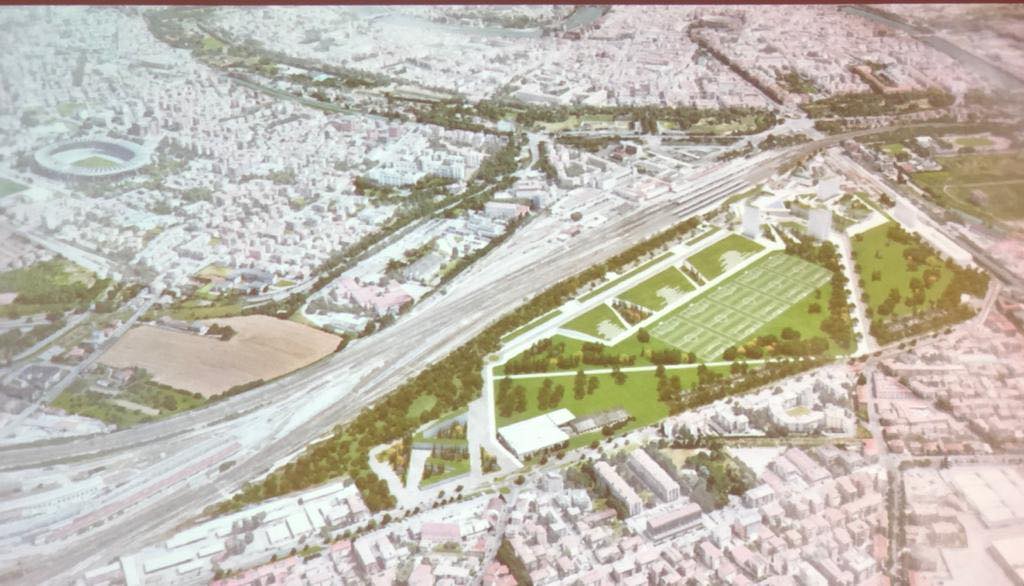 Progetto del Central Park, legato alla riqualificazione dell'ex scalo merci di Porta Nuova