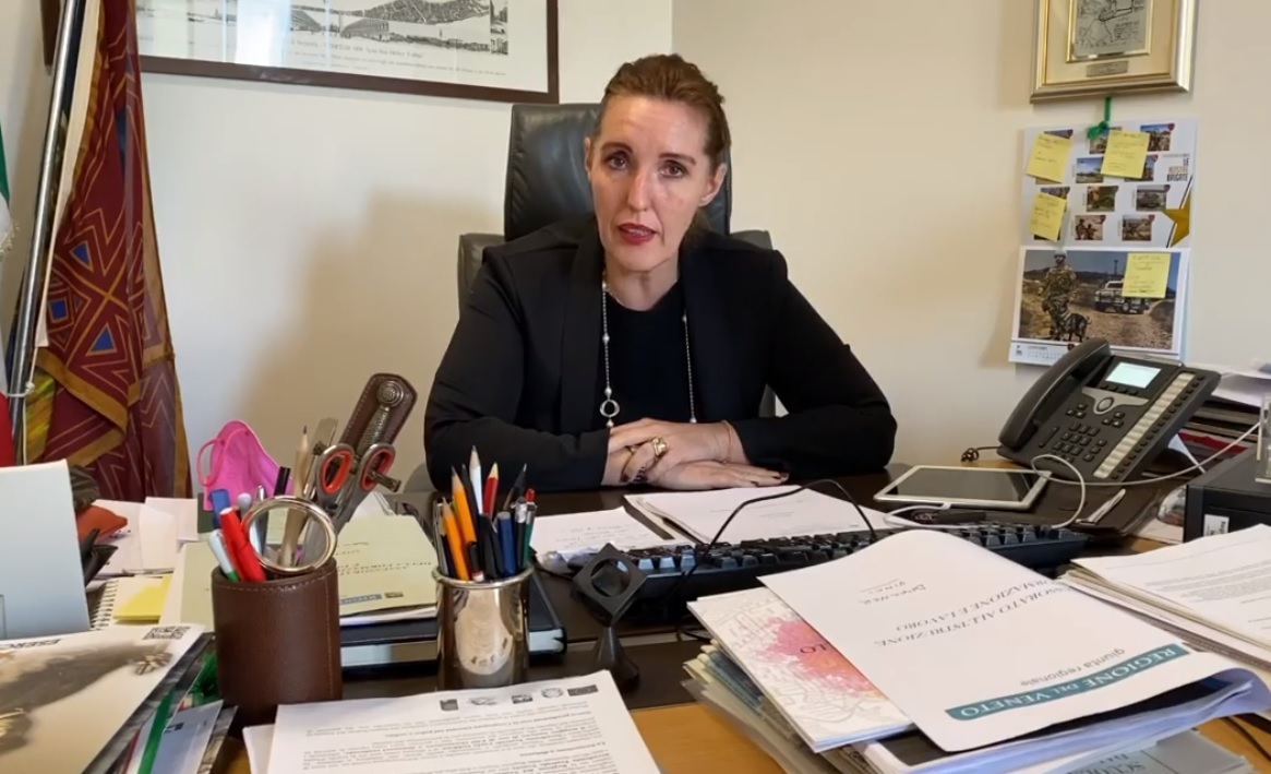 Elena Donazzan, assessore regionale all'Istruzione e al Lavoro