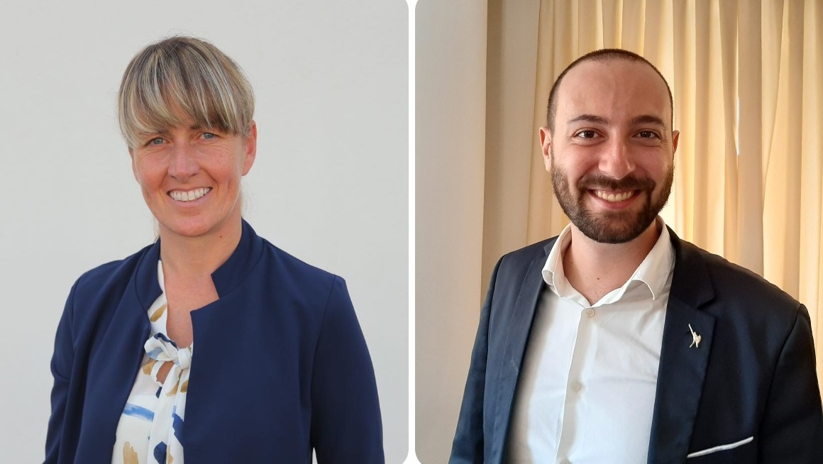 La vicepresidente della Regione Veneto Elisa De Berti e il commissario della Lega Verona Nicolò Zavarise.