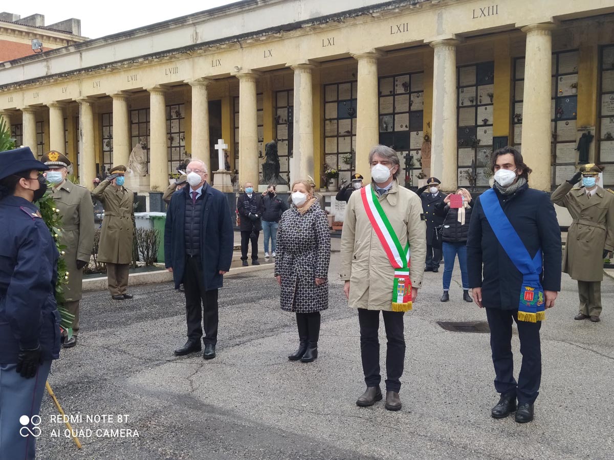 Giorno del ricordo 2021, Cimitero monumentale