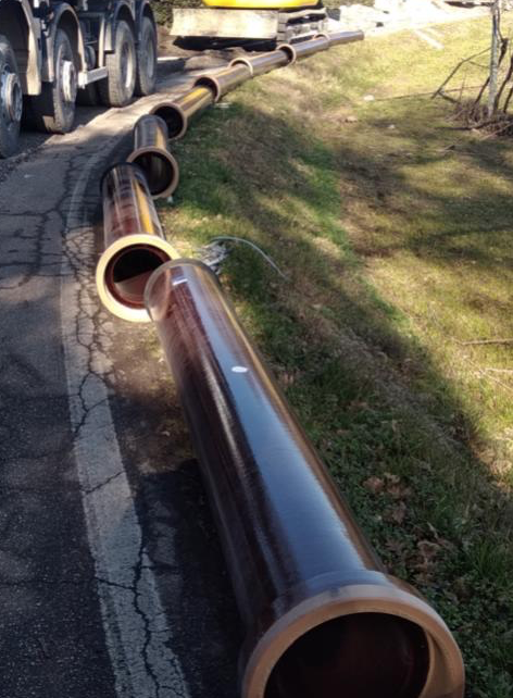 Lavori acquedotto AGS