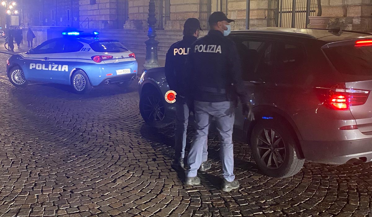 Polizia - Feste clandestine a Verona - Sanzioni Covid